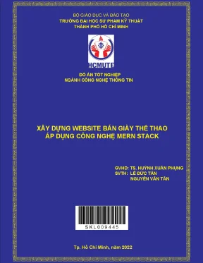 Đồ án: Website Bán Giày Thể Thao bằng MERN Stack