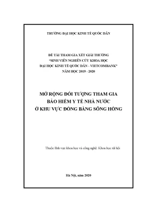 Mở rộng đối tượng tham gia bảo hiểm y
