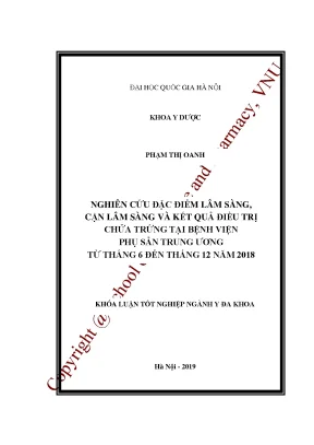 đặc điểm lâm sàng cận lâm sàng và kết