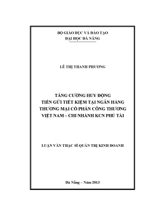 Tăng cường huy động tiền gửi tiết kiệm