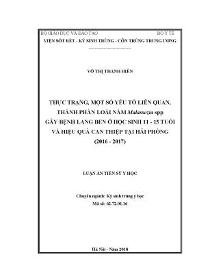 Thực trạng một số yếu tố liên quan