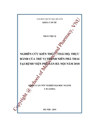 Kiến thức thái độ thực hành của trẻ vị