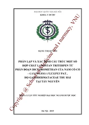 Hợp chất lanostan triterpen từ nấm Cổ Cò (Ganoderma