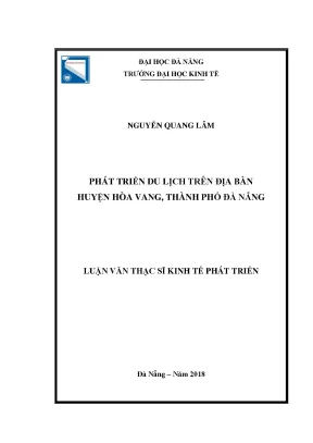Phát triển du lịch trên địa bàn huyện