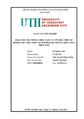 Khai thác hệ thống chiếu sáng và tín