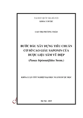 Bước đầu xây dựng tiêu chuẩn cơ sở cao