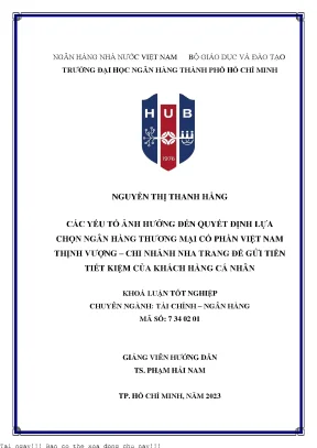 7 Yếu tố chọn VPBank Nha Trang để gửi tiền tiết kiệm 2023