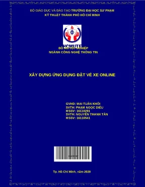 Đồ án: Xây dựng ứng dụng đặt vé xe online chuyên nghiệp
