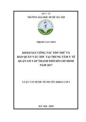 Trịnh văn tiến khảo sát công tác tồn