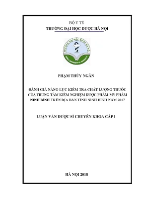 Phạm thúy ngân đánh giá năng lực kiểm