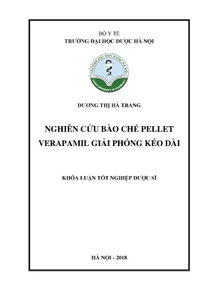 Dương thị hà trang nghiên cứu bào chế - Khóa luận