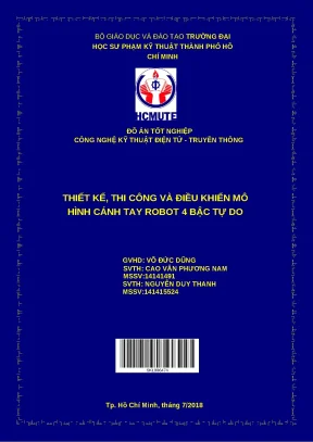 Tốt nghiệp thiết kế thi công và điều - Đồ án