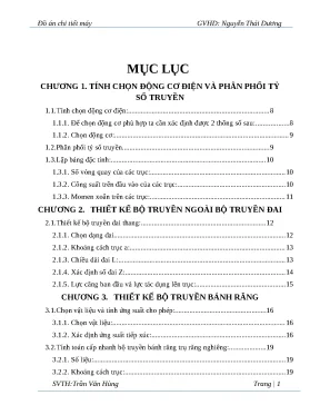 Đồ án Chi Tiết Máy 2 Cấp Khai Triển (Full Thuyết Minh)