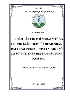 Chu thị như khảo sát chi phí ngoài y tế - Khóa luận