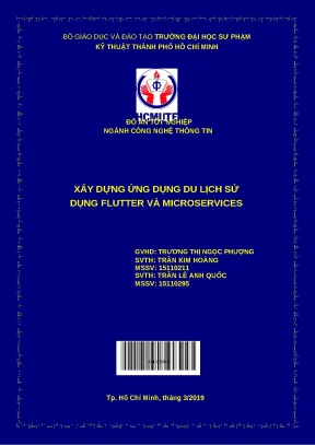 Đồ án: Ứng dụng du lịch với Flutter & Microservices