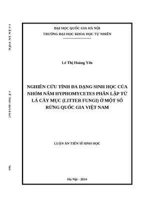 Đa dạng nấm Hyphomycetes ở rừng quốc gia Việt Nam