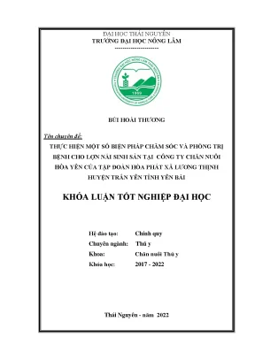 Quy trình chăm sóc và phòng bệnh cho lợn nái sinh sản