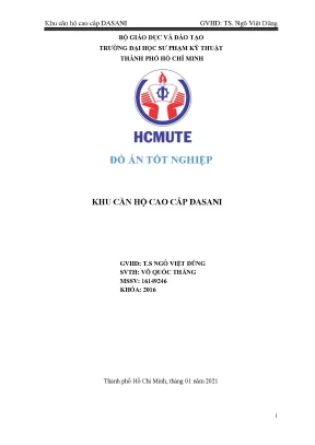 Đồ án tốt nghiệp Khu căn hộ cao cấp Dasan [File tham khảo]