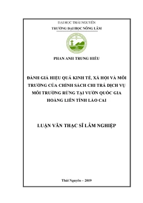 Hiệu quả DVMTR tại Vườn Quốc gia Hoàng Liên, Lào Cai