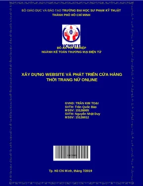 Tốt nghiệp xây dựng website và phát - Đồ án