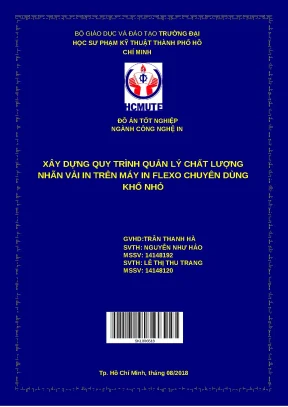 Tốt nghiệp xây dựng quy trình quản lý - Đồ án
