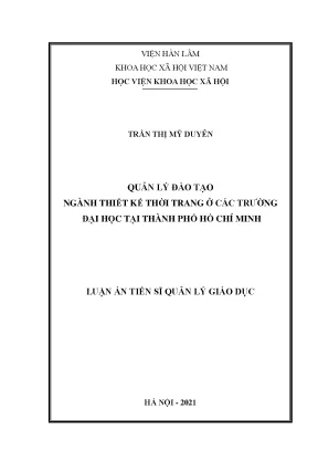 Đào tạo Thiết kế thời trang TPHCM: Thực trạng & Giải pháp