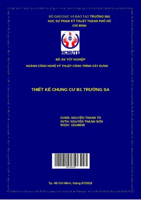 Tốt nghiệp thiết kế chung cư b1 trường - Đồ án