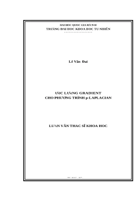 Ước lượng gradient cho phương trình p-laplacian hiệu quả