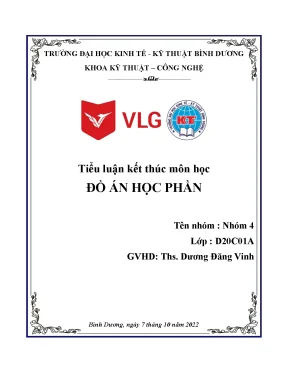 Mẫu tiểu luận đồ án học phần thiết kế website bán hàng