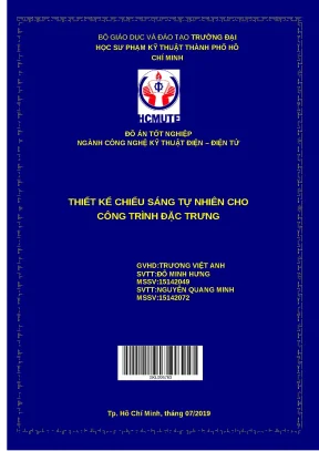 Tốt nghiệp thiết kế chiếu sáng tự nhiên - Đồ án
