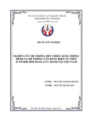 Đèn thông minh & Cân bằng điện tử trên ô tô đời mới