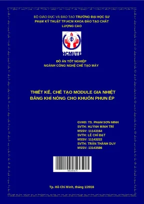 Tốt nghiệp thiết kế chế tạo module gia - Đồ án