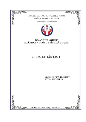 Đồ án tốt nghiệp Chung cư Tân Tạo 1 (Full Thuyết minh)