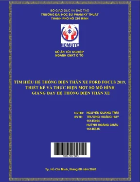 Tốt nghiệp tìm hiểu hệ thống điện thân - Đồ án