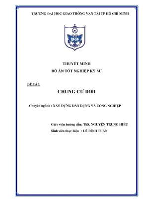 Tài liệu Đồ án tốt nghiệp Chung cư D101 (File PDF Full)