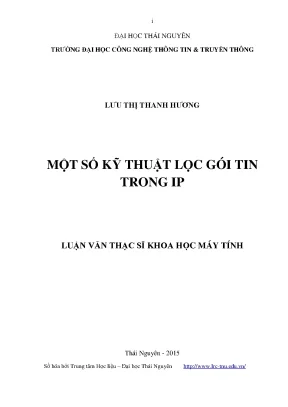 Lọc gói tin IP: Các kỹ thuật bảo mật mạng hiệu quả