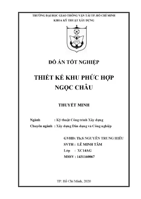 Tài liệu Thiết kế Khu phức hợp Ngọc Châu [File Full]