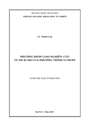 Phương pháp Liao: Ổn định phương trình vi phân