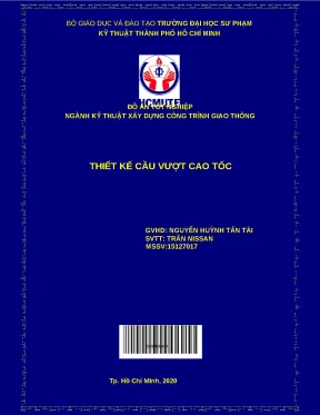 Đồ án mẫu: Thiết kế cầu vượt cao tốc (File Full)