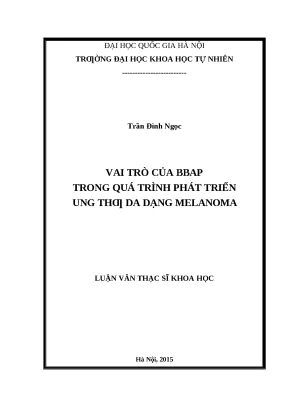 Vai trò của BBAP trong ung thư da melanoma