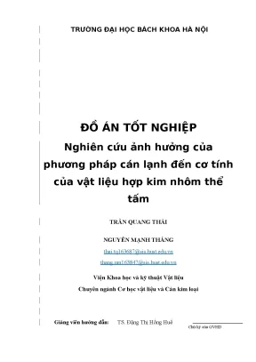 Cán lạnh hợp kim nhôm: Cải thiện cơ tính vật liệu