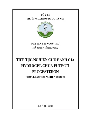 Nguyễn thị ngọc thơ mã sinh viên - Khóa luận