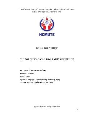 Đồ án tốt nghiệp thiết kế chung cư BRG Park Residence