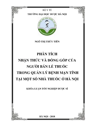 Ngô thị thủy tiên phân tích nhận thức - Khóa luận