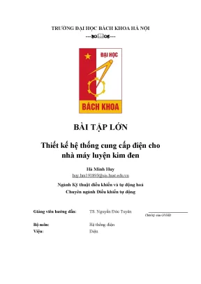 Bài tập lớn0athiết kế hệ thống cung cấp