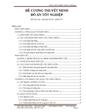 [Tải] Đồ án tốt nghiệp Nhà chung cư CT3 Hòa Bình (File Full)
