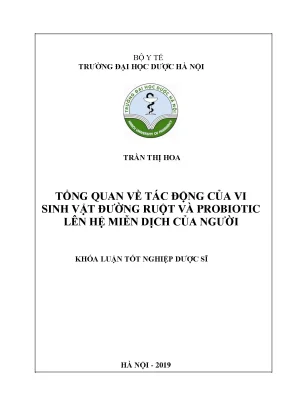 Trần thị hoa tổng quan về tác động của - Khóa luận