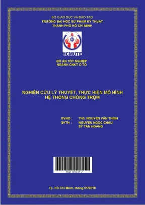Mô hình hệ thống chống trộm ô tô: Đồ án tốt nghiệp chi tiết