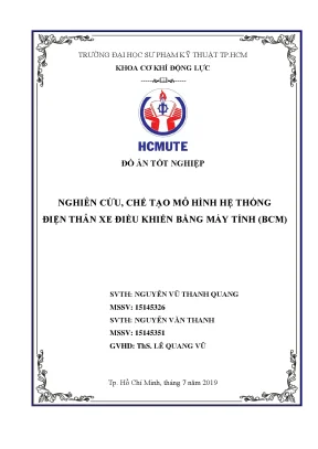 Điện thân xe BCM: Sơ đồ, Nguyên lý và Chẩn đoán (Full)