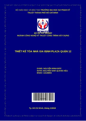 Tốt nghiệp thiết kế tòa nhà gia định - Đồ án